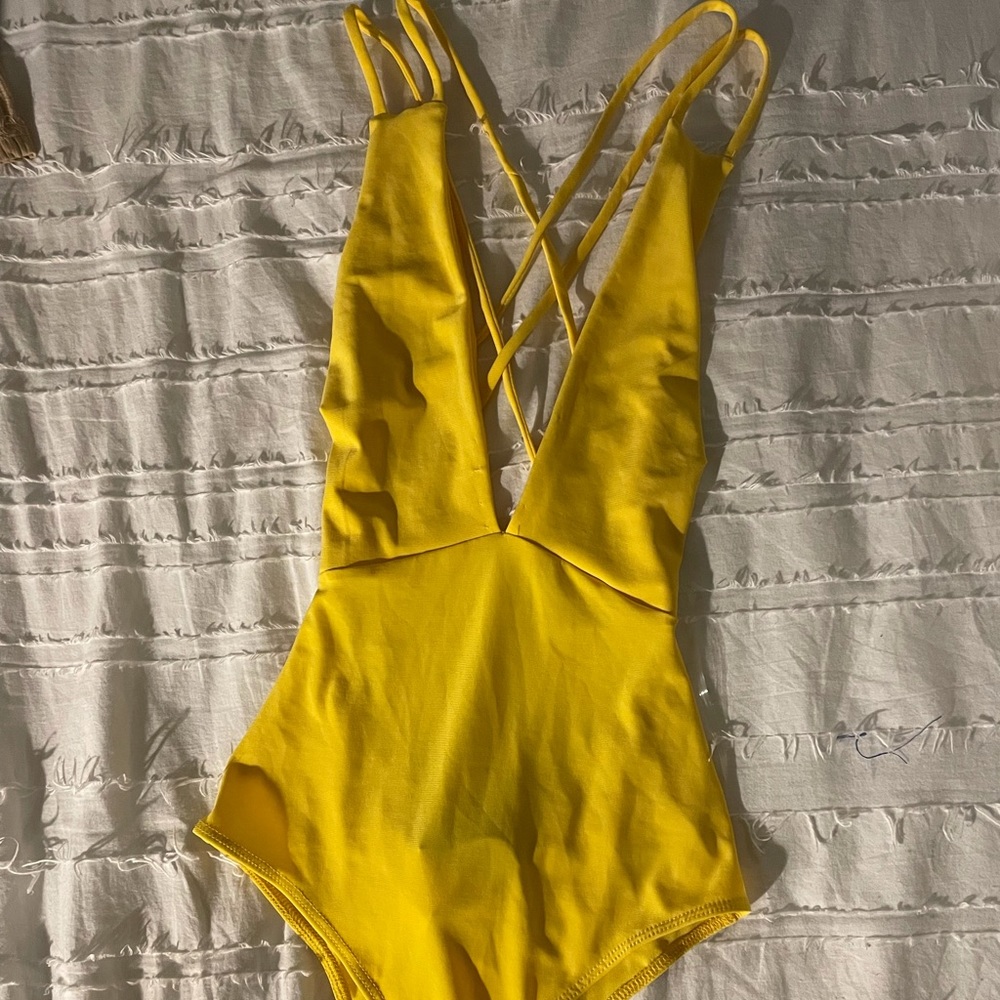Never worn before Blue Blush body suit